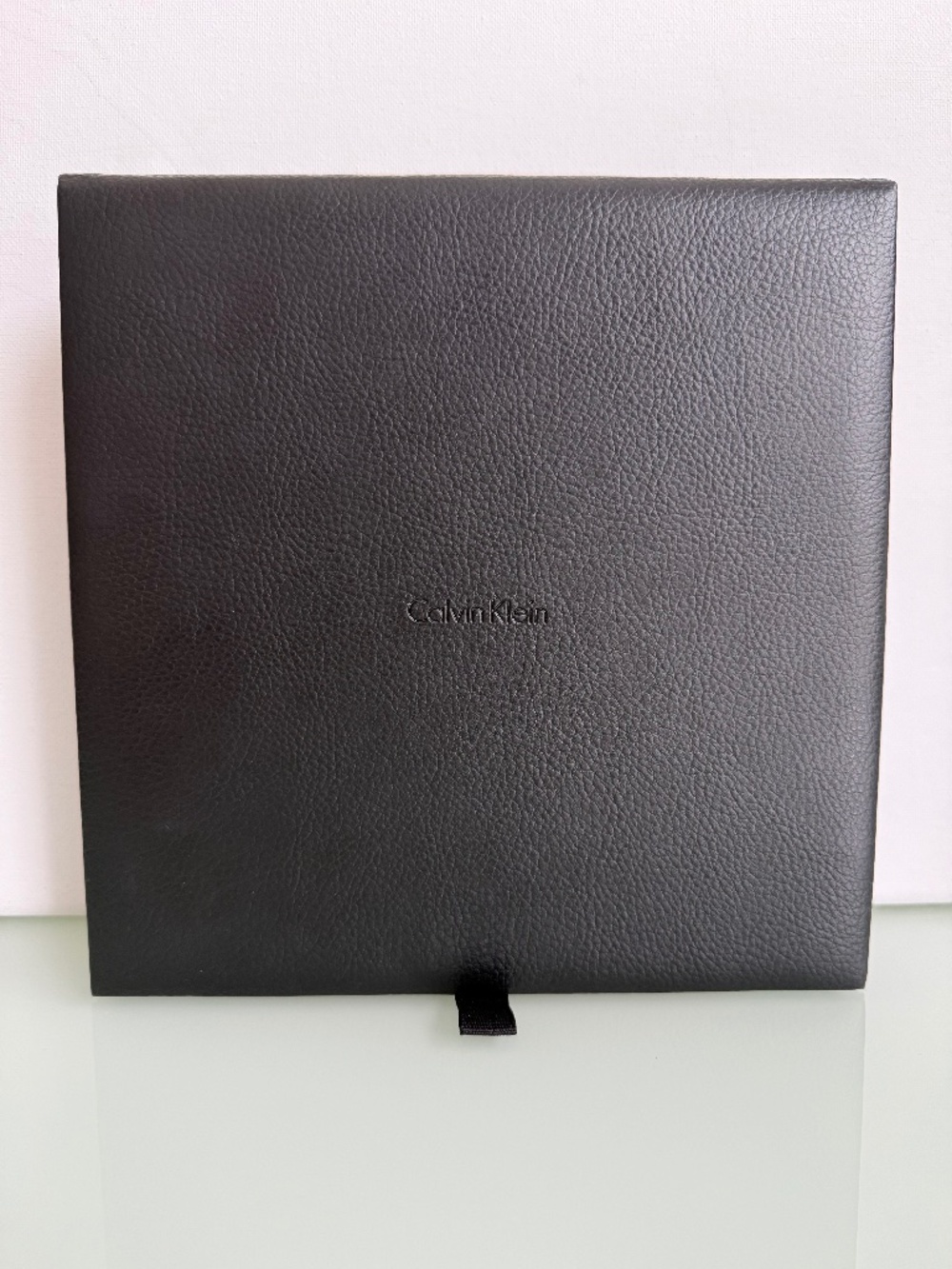 Calvin Klein Black Storage Gift Box Foldable Lid Organizer